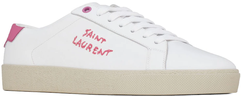 (W) Saint Laurent Court Classic SL/06 Low ''Blanc Ivresse Rose'' 610649-00NI0-9052 Lookbook (W) Saint Laurent Court Classic SL/06 Low ''Blanc Ivresse Rose'' 610649-00NI0-9052