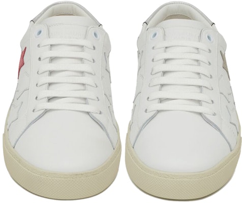 (W) 圣罗兰 Court Classic SL/06 低帮'白色粉星' 592541-00ND0-9017 Lookbook (W) 圣罗兰 Court Classic SL/06 低帮'白色粉星' 592541-00ND0-9017