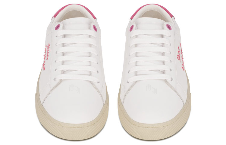 Shop (W) Saint Laurent Court Classic SL/06 Low ''Blanc Ivresse Rose'' 610649-00NI0-9052