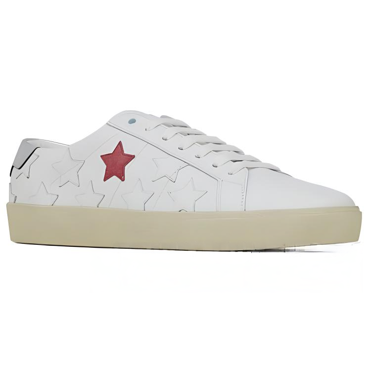 Purchase (W) Saint Laurent Court Classic SL/06 Low ''Wit Roze Sterren'' 592541-00ND0-9017