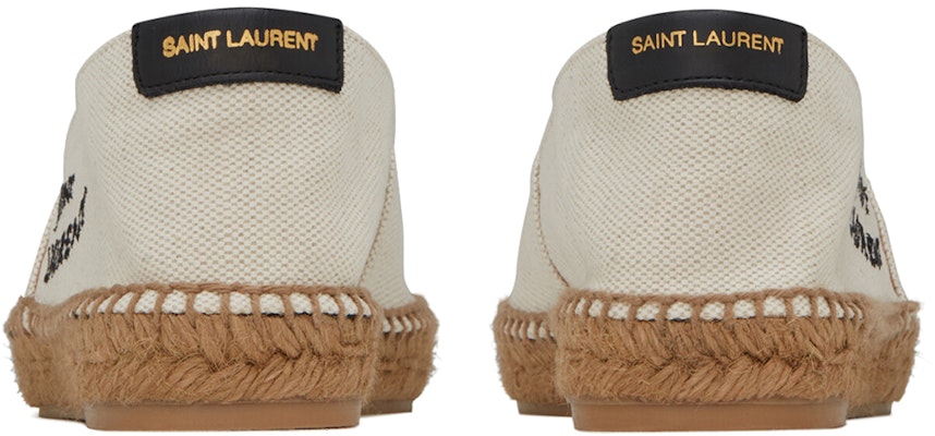 (Women) Saint Laurent Embroidered Espadrille 'Natural Beige' 605956-1P210-9380 Purchase (Women) Saint Laurent Embroidered Espadrille 'Natural Beige' 605956-1P210-9380