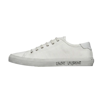 (W) Saint Laurent Malibu Low 'Optic White'