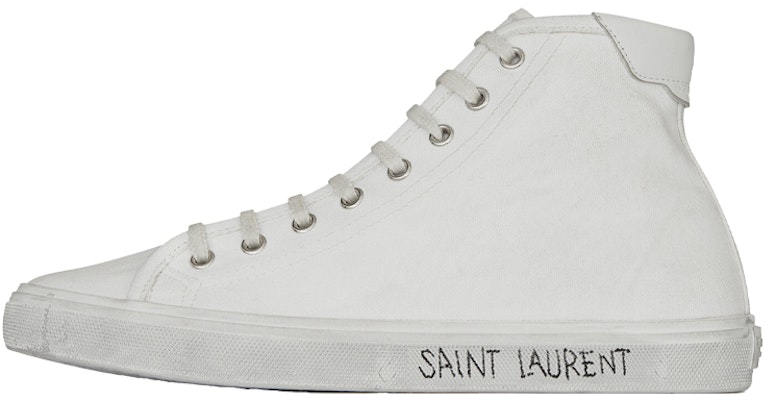 (Women) Saint Laurent Malibu Mid 'Optic White' 606076-GUZ20-9030 Buy (Women) Saint Laurent Malibu Mid 'Optic White' 606076-GUZ20-9030