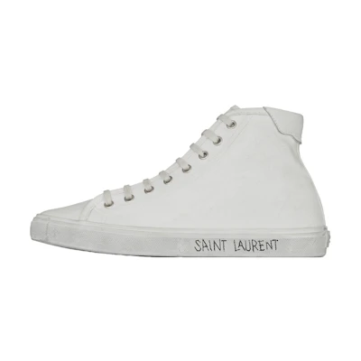 (W) Saint Laurent Malibu Mid 'Optic White'