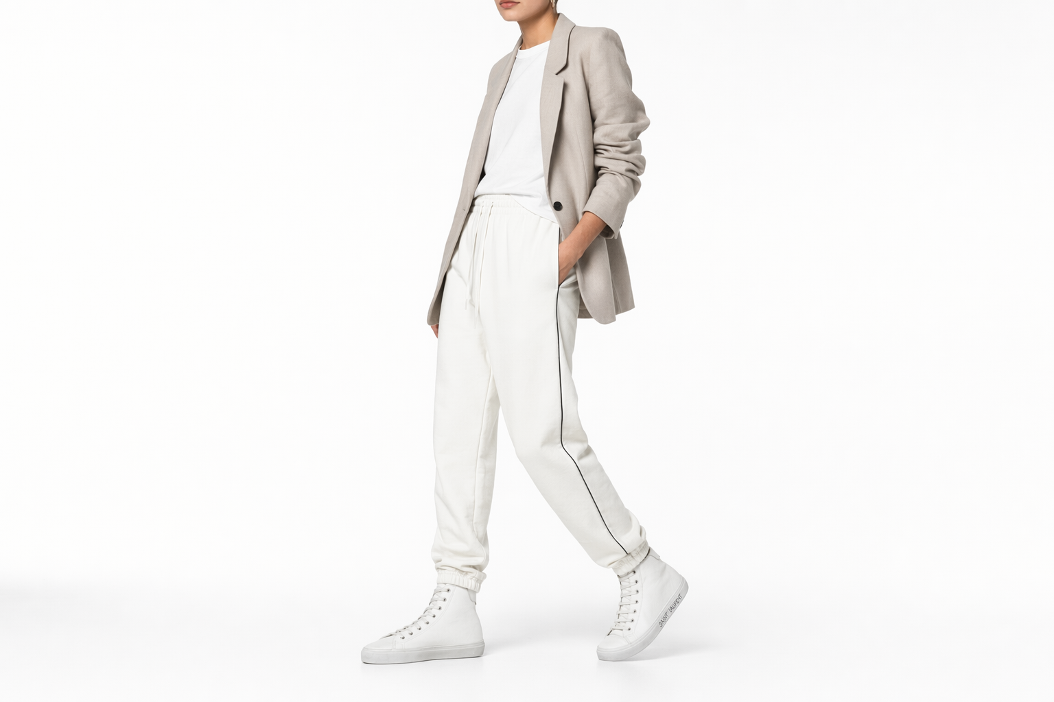 Order (W) Saint Laurent Malibu Mid 'Blanco Óptico' 606076-GUZ20-9030