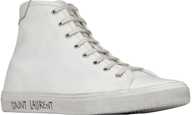 (Women) Saint Laurent Malibu Mid 'Optic White' 606076-GUZ20-9030 Lookbook (Women) Saint Laurent Malibu Mid 'Optic White' 606076-GUZ20-9030
