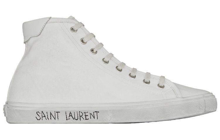 Lookbook (W) Saint Laurent Malibu Mid 'Blanco Óptico' 606076-GUZ20-9030