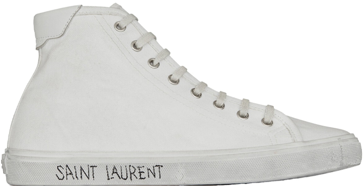 (W) Saint Laurent Malibu Mid 'Blanco Óptico' 606076-GUZ20-9030 Lookbook (W) Saint Laurent Malibu Mid 'Blanco Óptico' 606076-GUZ20-9030