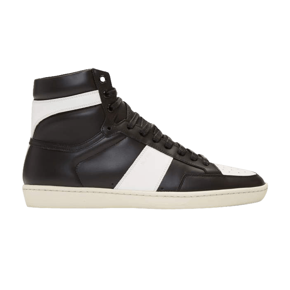(Women)  Saint Laurent SL-10 High 'Black White'  366798-AQI10-1090