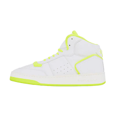 (W) Saint Laurent SL-80 Mid 'Optical White Fluo Yellow'