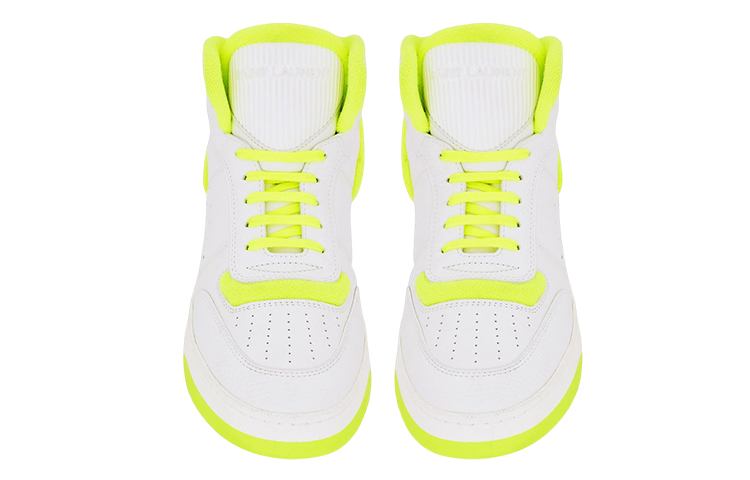 (W)  Saint Laurent SL-80 Mid 'Optical White Fluo Yellow' 圖 3