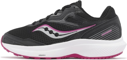 (Women)  Saucony Cohesion 16 Wide 'Black Fuchsia'  S10782-10 (Women)  Saucony Cohesion 16 Wide 'Black Fuchsia'  S10782-10