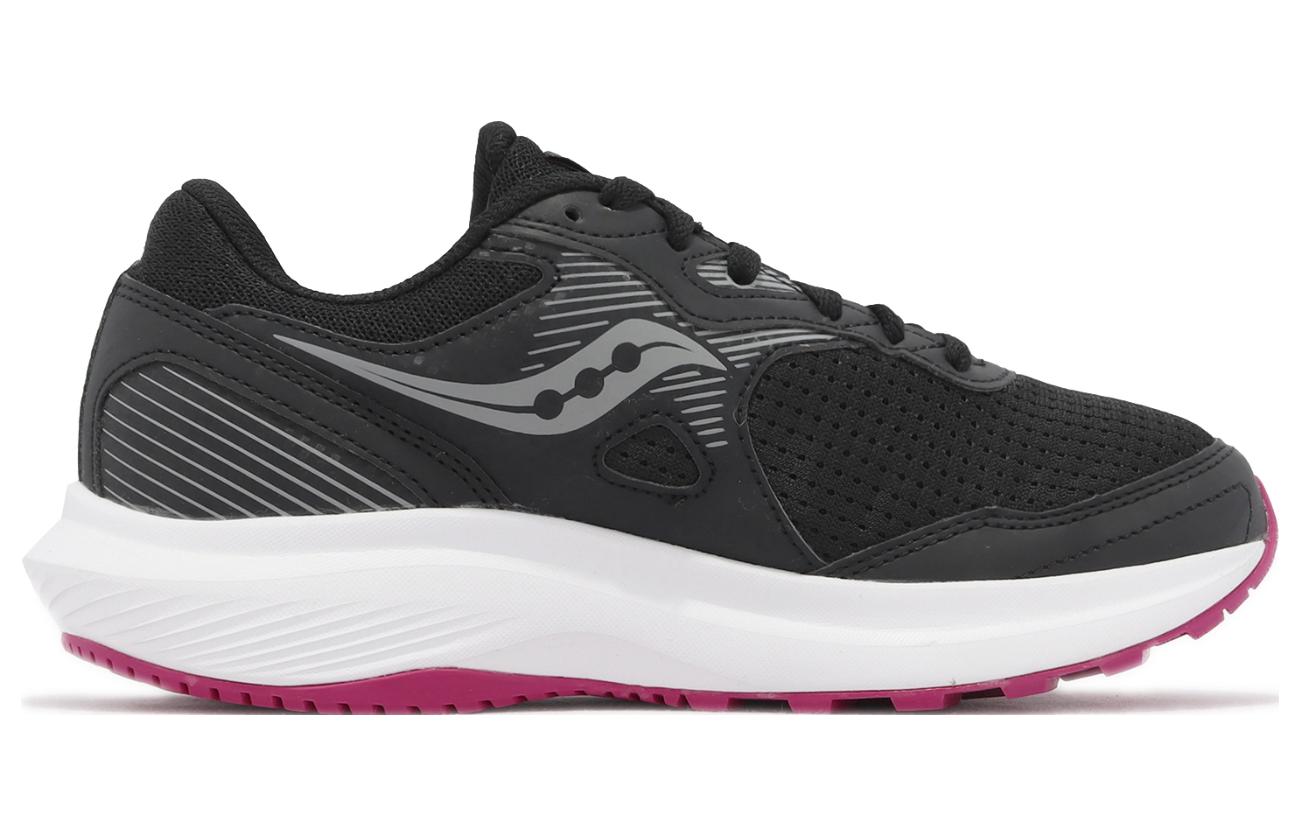 (W)  Saucony Cohesion 16 Wide 'Black Fuchsia' 圖 2