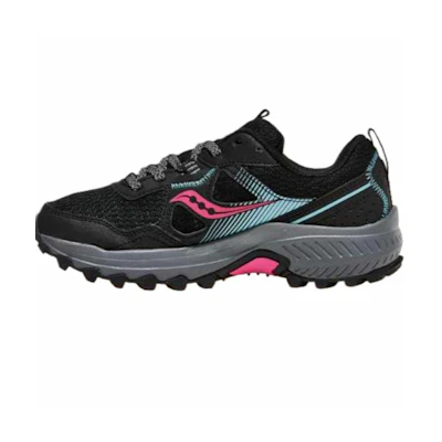 (W) Saucony Excursion TR16 Wide 'Black Fuchsia'