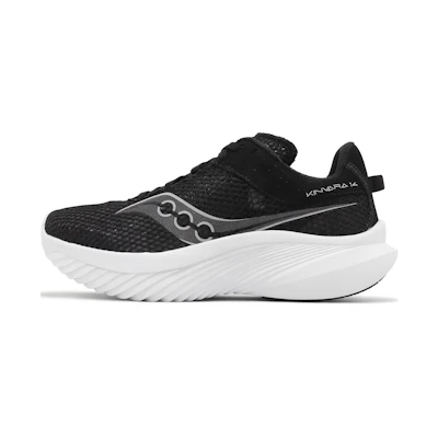 (W) Saucony Kinvara 14 Wide 'Black White'