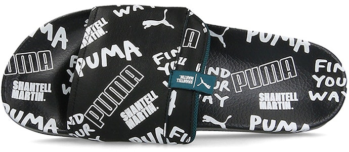 (W) Shantell Martin x Puma Leadcat Graphic Slide 'Hitam' Sandal 366803-02 Lookbook (W) Shantell Martin x Puma Leadcat Graphic Slide 'Hitam' Sandal 366803-02