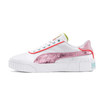 (W) Sophia Webster Puma Cali Platform 'White Pale Pink'