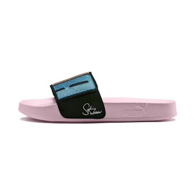 (W) Sophia Webster Puma Leadcat Slide 'Parfait Pink Black'