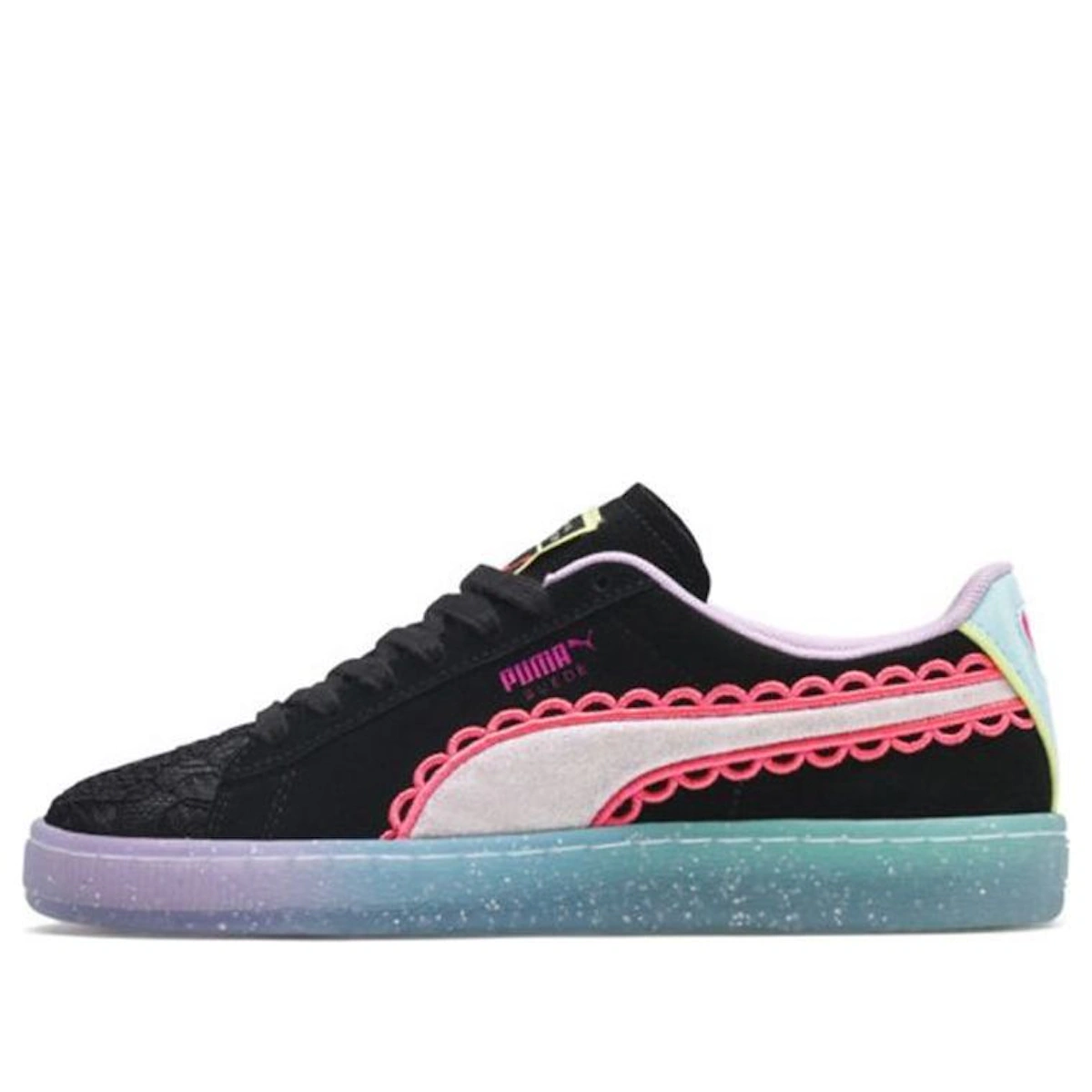 (Women) Sophia Webster x Puma Suede 'Black Fiery Coral'