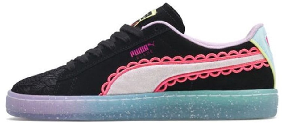 (Women) Sophia Webster x Puma Suede 'Black Fiery Coral' 369516-01 Buy (Women) Sophia Webster x Puma Suede 'Black Fiery Coral' 369516-01
