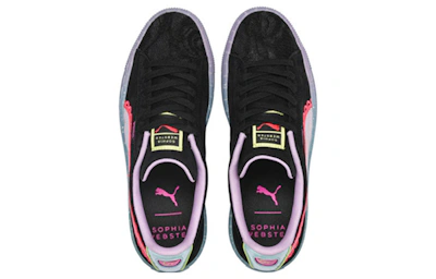 (Women) Sophia Webster x Puma Suede 'Black Fiery Coral'