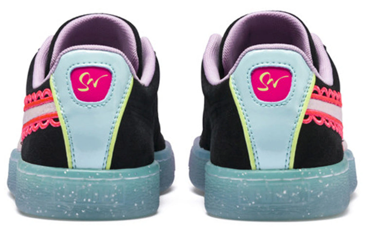 (Women) Sophia Webster x Puma Suede 'Black Fiery Coral'