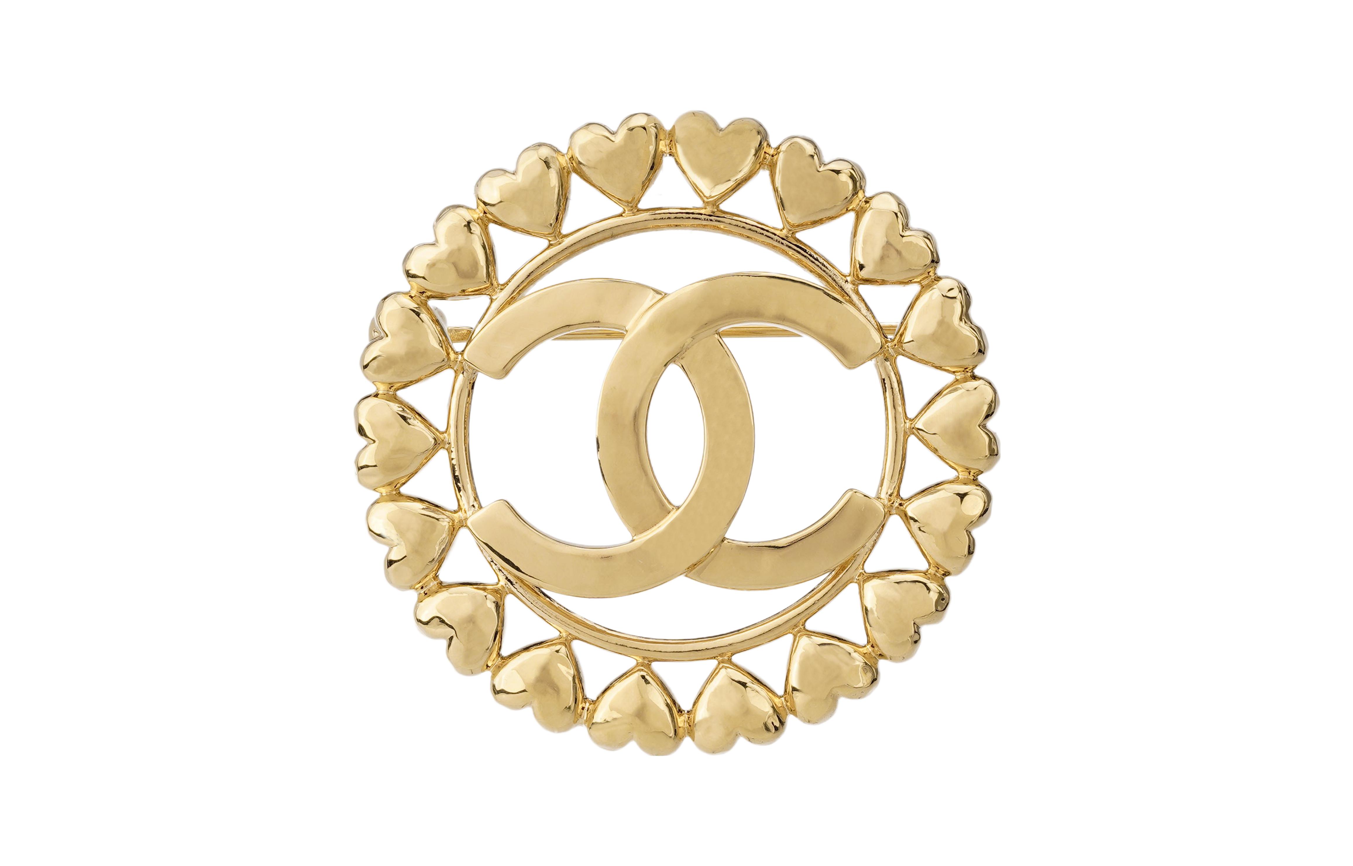 (Women) [Spring Summer 2023] CHANEL Classic Logo Fashion Brooch for Women - Gold ABA278-B10485-NN008