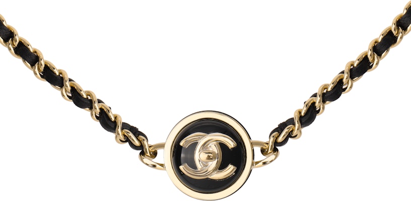 (W) 【春夏 23】シャネル ダブルCロゴ ボタン チョーカーネックレス ゴールド/ブラック レディース ABA006-B09999-NL990 Buy (W) 【春夏 23】シャネル ダブルCロゴ ボタン チョーカーネックレス ゴールド/ブラック レディース ABA006-B09999-NL990