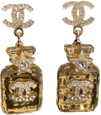 (W) 【SS23】シャネル 23S 透明香水ボトル クラシックCCスター オレンジピアス レディース ABA840-B10935-NN980 Buy (W) 【SS23】シャネル 23S 透明香水ボトル クラシックCCスター オレンジピアス レディース ABA840-B10935-NN980