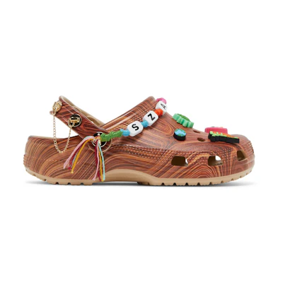 SZA Crocs Classic Clog 'Woodgrain'
