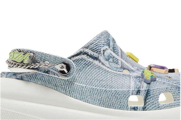 SZA x Crocs Classic Crush Clog 'Denim' 208335-90H Order SZA x Crocs Classic Crush Clog 'Denim' 208335-90H