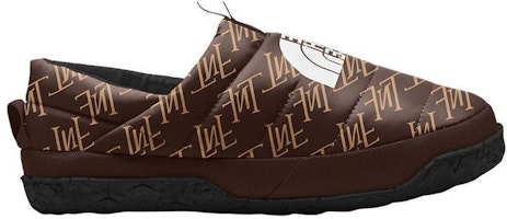 (女款)The North Face Nuptse 羊毛拖鞋 '煤褐色字母印花' NF0A5G2B-OJM Order (女款)The North Face Nuptse 羊毛拖鞋 '煤褐色字母印花' NF0A5G2B-OJM