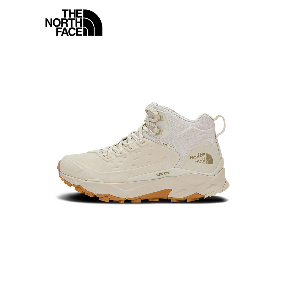 (Women)  The North Face Vectiv Exploris Mid Futurelight Leather 'Sandstone Gum'  NF0A5G3A9Z3