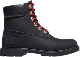 (Women) Timberland 6 Inch Heritage Boot 'Black Red' TB0A2G53-001 (Women) Timberland 6 Inch Heritage Boot 'Black Red' TB0A2G53-001