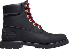 (Women) Timberland 6 Inch Heritage Boot 'Black Red' TB0A2G53-001 (Women) Timberland 6 Inch Heritage Boot 'Black Red' TB0A2G53-001