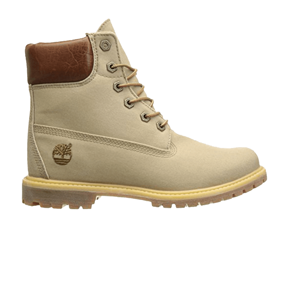 Buy (W) ティンバーランド 6インチ プレミアム キャンバス ブーツ (タン) TB0A149X