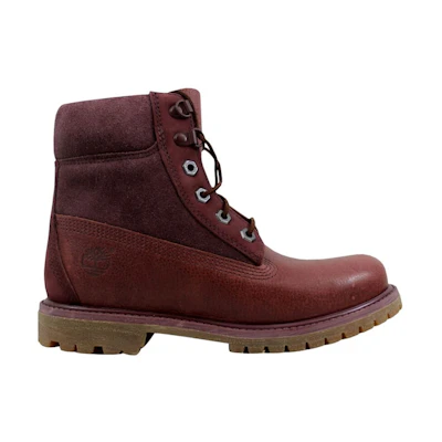 (W) Timberland 6 Inch PRM D Ring 'Burgundy'