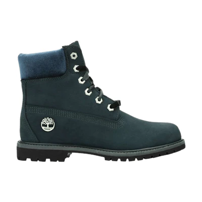 (W) Timberland 6 Inch PRM Velvet Boot 'Dark Green'