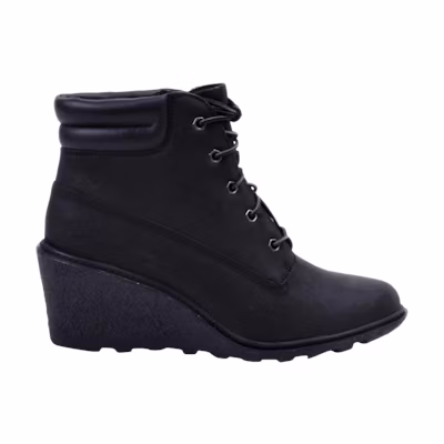 (W) Timberland Amston Wedge 6 Inch 'Black'