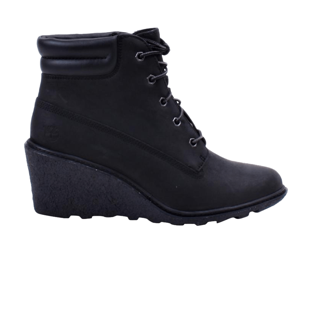 (Women)  Timberland Amston Wedge 6 Inch 'Black'  TB08253A
