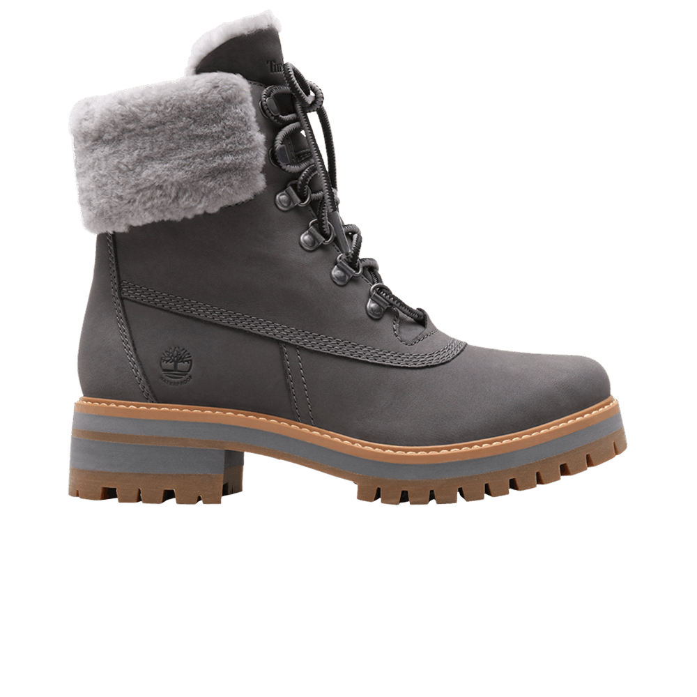 (Women)  Timberland Courmayeur Valley 6 Inch Shearling Boot 'Medium Grey'  TB0A255A-G77
