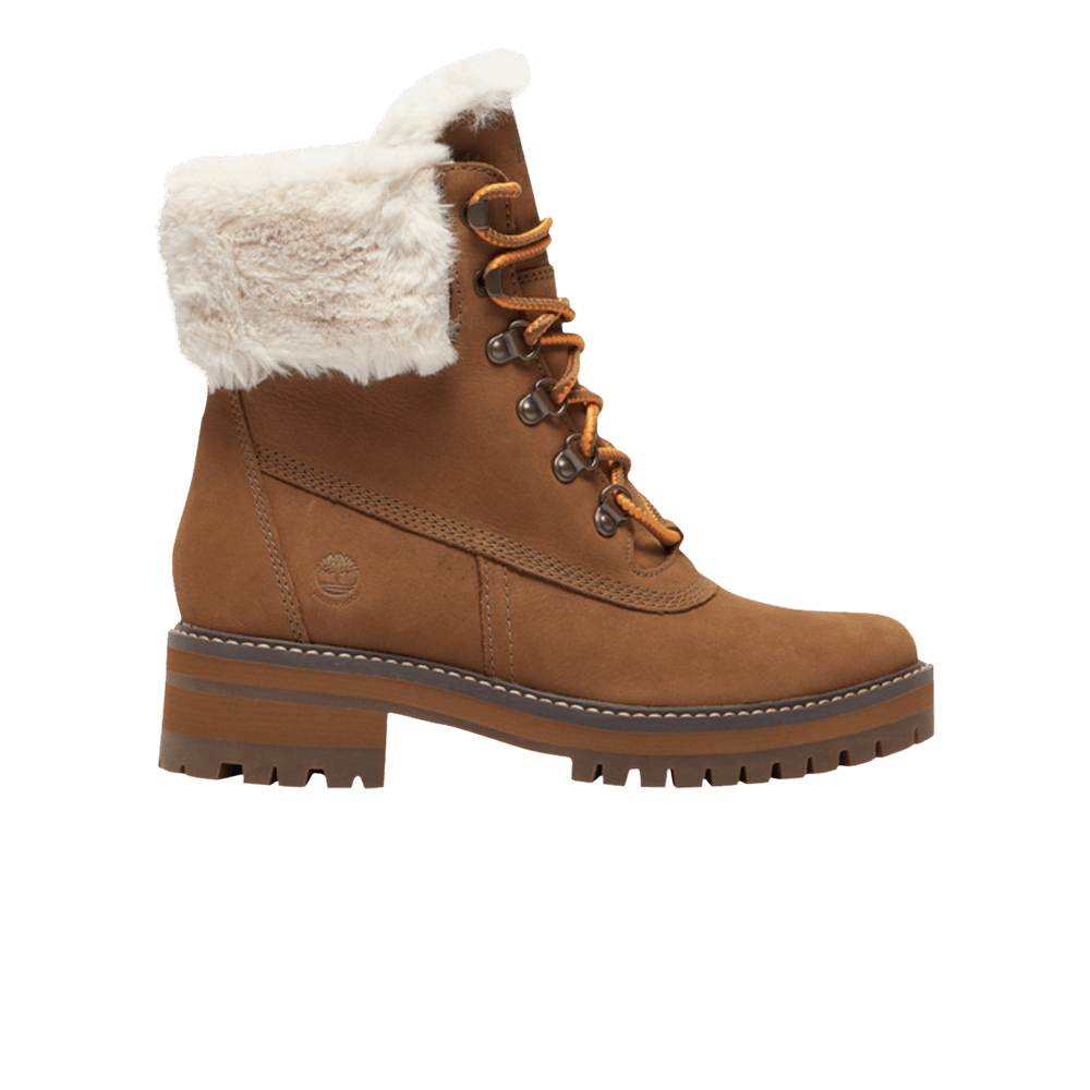 (Women)  Timberland Courmayeur Valley 6 Inch Shearling Boot 'Brown'  TB0A2DUX-X17