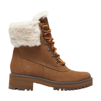 (W) Timberland Courmayeur Valley 6 Inch Shearling Boot 'Brown'