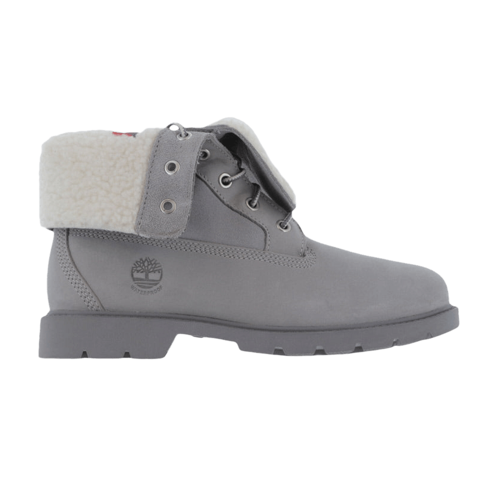 (Women)  Timberland Fleece Fold Down 'Medium Grey'  TB0A1GYB-F49