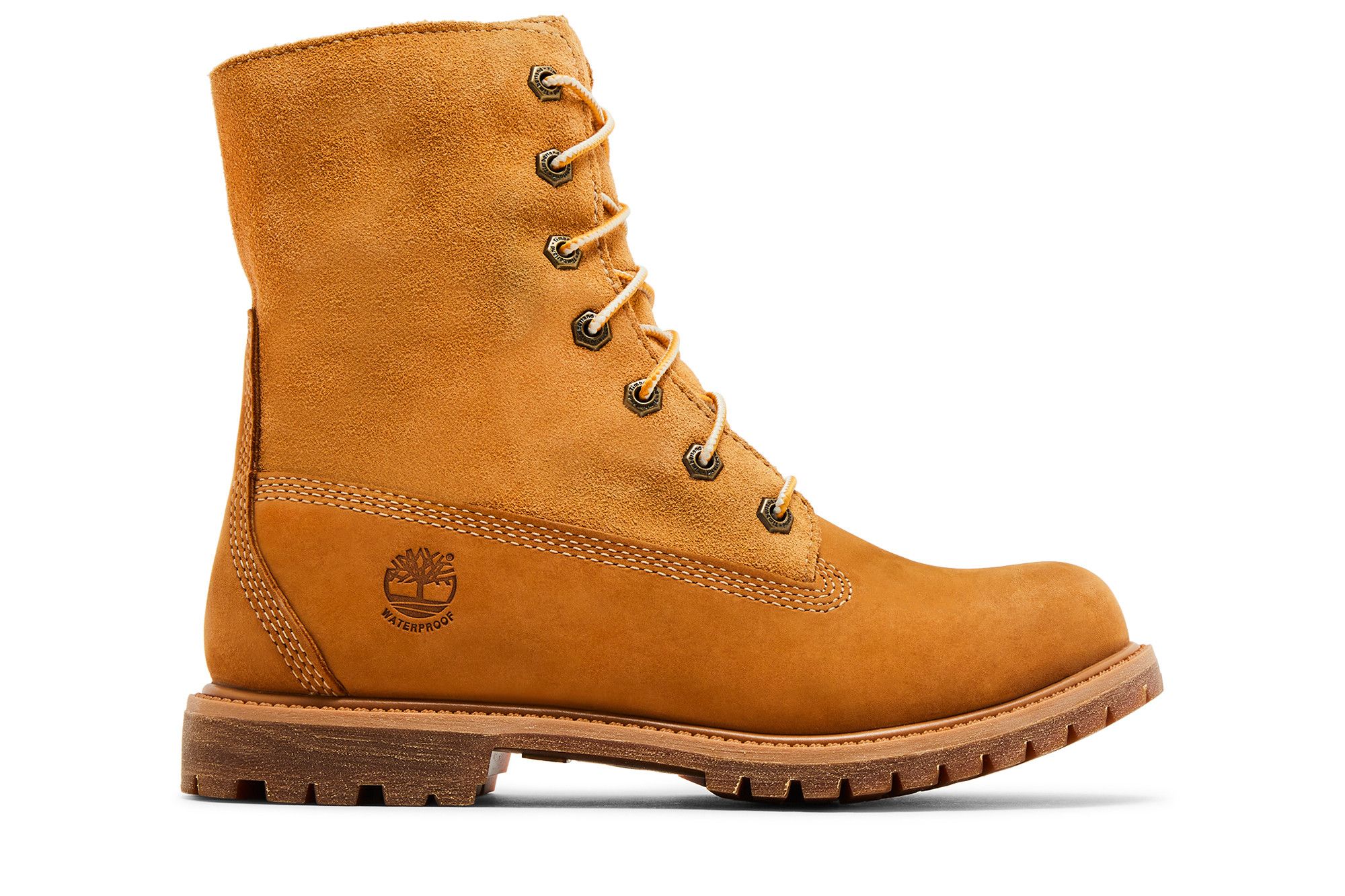 (Women)  Timberland Fleece Fold Down Boot 'Wheat'  TB08329R-231