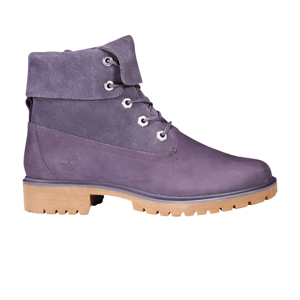 (Women)  Timberland Jayne Suede Fold Down Boot 'Dark Purple'  TB0A1XC2-513