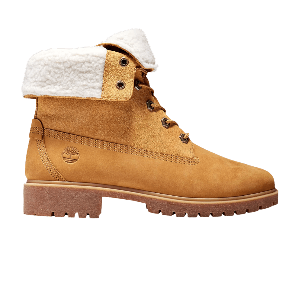 (Women)  Timberland Jayne Waterproof Fleece Fold-Down Boot 'Wheat'  TB0A1SGA-231