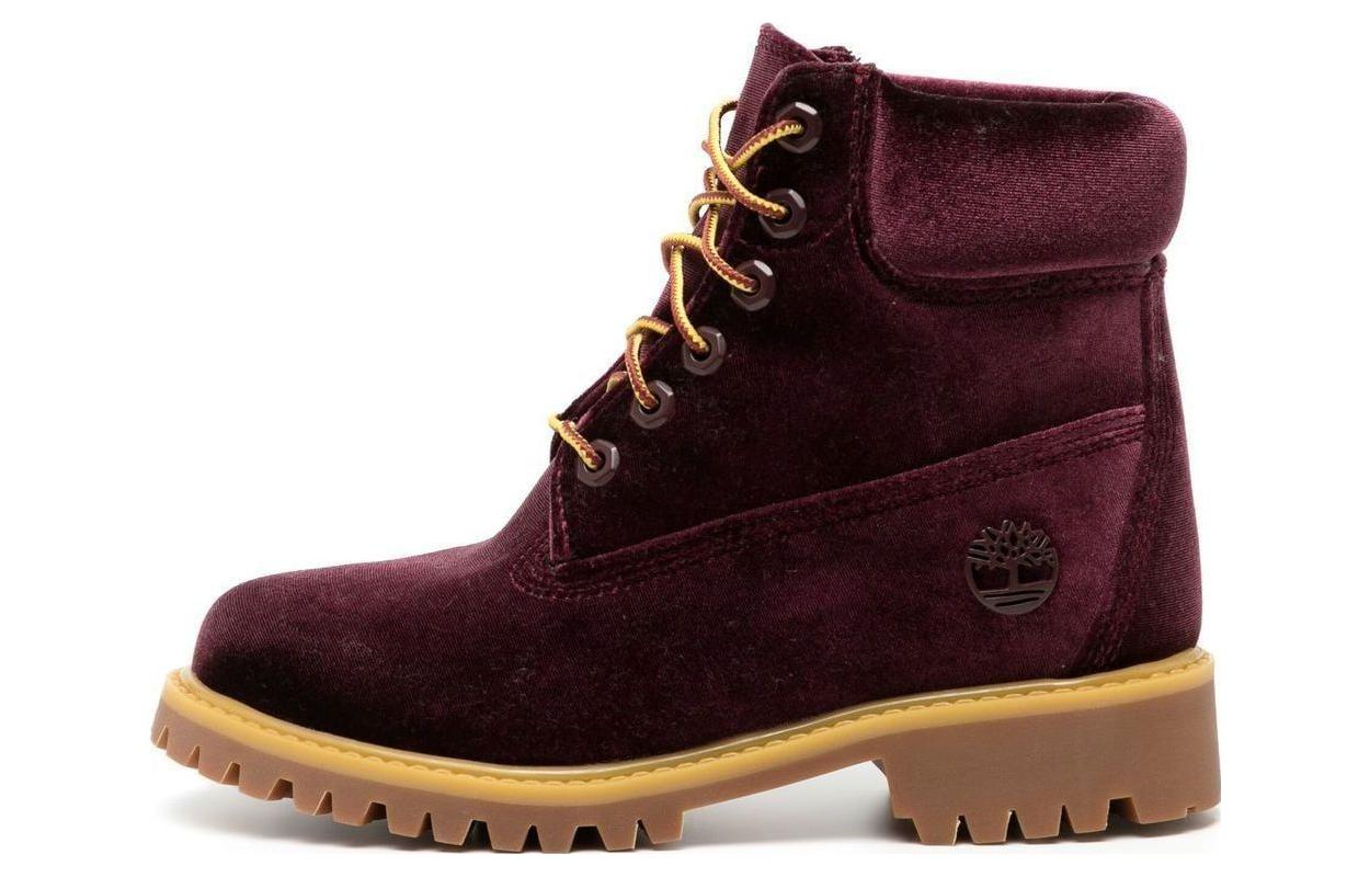 (W)  Timberland Off-White 6 Inch PRM 'Bordeaux'