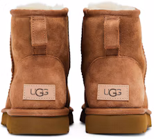 Sizing (W) UGG Classic Mini II Stivale Marrone Castagno 1016222-CHE