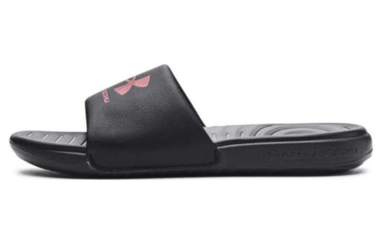 (Women)  Under Armour Ansa Fixed Slide 'Black Pink Elixir'  3023772-007